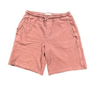 Zara Boys Drawstring Sweat Shorts Size 13–14 (164) Dusty Rose Pink